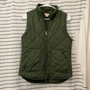 J Crew quilted vest